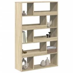 Berkfield Home Room Divider Sonoma Oak 100x33x156.5 cm Engineered Wood in Light Oak - thumbnail 3