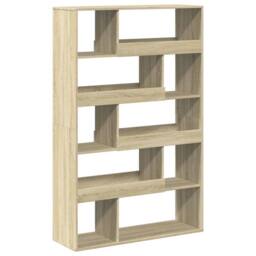 Berkfield Home Room Divider Sonoma Oak 100x33x156.5 cm Engineered Wood in Light Oak - thumbnail 1