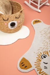 Orsina Kids Cloud Rug in White - Size: 100 cm diameter - thumbnail 2