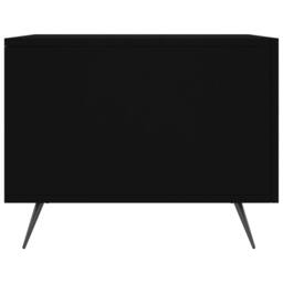 Berkfield Home Decorative Coffee Table Black 50x50x40 cm Engineered Wood - Size: 50 x 50 x 40 cm - thumbnail 7