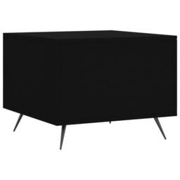 Berkfield Home Decorative Coffee Table Black 50x50x40 cm Engineered Wood - Size: 50 x 50 x 40 cm - thumbnail 8