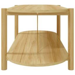 Berkfield Home Coffee Table 110x48x40 cm Engineered Wood in Brown - Size: 110 x 48 x 40 cm - thumbnail 6