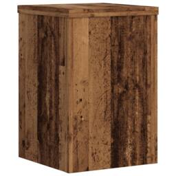 Berkfield Home Plant Stands 2 pcs Old Wood 25x25x35 cm Engineered Wood in Brown - Size: 25 x 25 x 35 cm - thumbnail 7