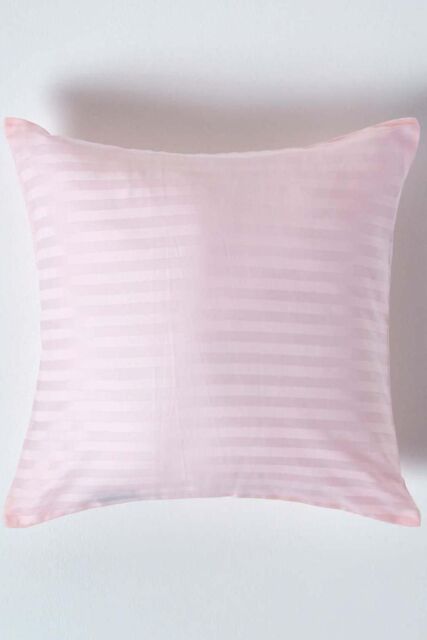 Homescapes Continental Egyptian Cotton Pillowcase 330 TC, 40 x 40 cm in Pink - image 1