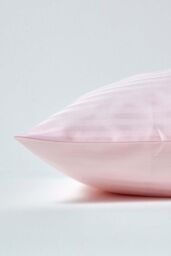 Homescapes Continental Egyptian Cotton Pillowcase 330 TC, 40 x 40 cm in Pink - thumbnail 2