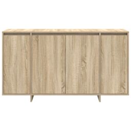 Berkfield Home Oak Sideboard Sonoma oak Engineered wood 135 x 41 x 75 cm in Brown - thumbnail 6