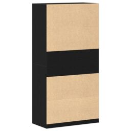 Berkfield Home Black Oak Wardrobe 100 x 50 x 200 cm - Crafted from engineered wood - thumbnail 5