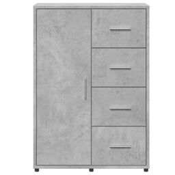 Berkfield Home Sideboards 2 pcs Concrete Grey 60x31x84 cm Engineered Wood - Size: 60 x 31 x 84 cm - thumbnail 6