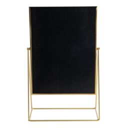Harbour Housewares 50cm Rectangle Makeup Mirror - Dressing Table Tabletop Cosmetic Bathroom Mirror in Gold - thumbnail 9