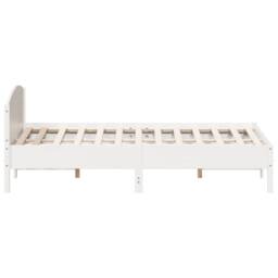 Berkfield Home Bed Frame without Mattress White 180x200 cm Super King Solid Wood Pine - thumbnail 5