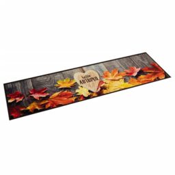 Berkfield Home Kitchen Rug Washable Autumn 60x300 cm Velvet in Brown