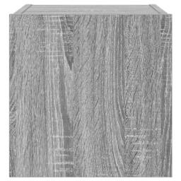 Berkfield Home TV Wall Cabinet with LED Lights Grey Sonoma 30.5x35x30 cm - thumbnail 9