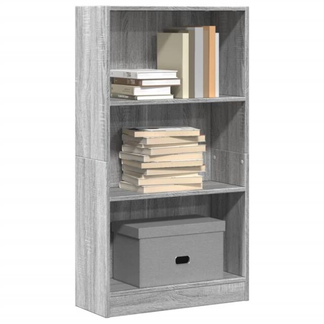 Berkfield Home Bookcase Grey Sonoma 60x24x109 cm Engineered Wood - Size: 60 x 24 x 109 cm - image 1