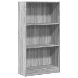 Berkfield Home Bookcase Grey Sonoma 60x24x109 cm Engineered Wood - Size: 60 x 24 x 109 cm - thumbnail 2