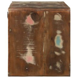 Berkfield Home TV Cabinet 80x32x36 cm Solid Wood Reclaimed in Brown - Size: 80 x 32 x 36 cm - thumbnail 4