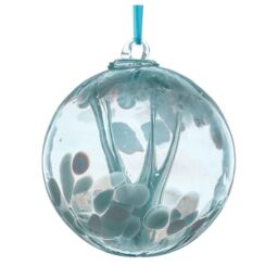 Sienna Glass 15cm Spirit Ball Pastel Blue - thumbnail 4