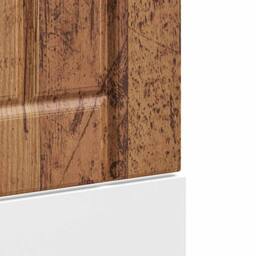Berkfield Home Dishwasher Panel Lucca Old Wood Engineered Wood in Brown - thumbnail 7