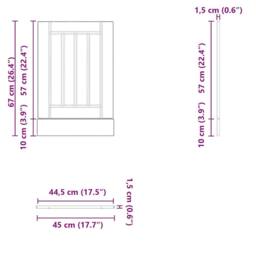 Berkfield Home Dishwasher Panel Lucca Old Wood Engineered Wood in Brown - thumbnail 8