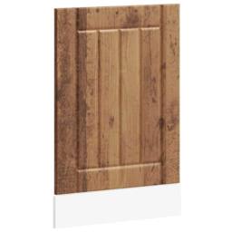 Berkfield Home Dishwasher Panel Lucca Old Wood Engineered Wood in Brown - thumbnail 2
