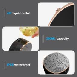 KORVIXA Automatic Foaming Soap Dispenser Touchless Soap in Black - Size: 50 cm x 80 cm - thumbnail 2