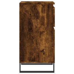 Berkfield Home Sideboard Smoked Oak 40x35x70 cm Engineered Wood in Brown - Size: 40 x 35 x 70 cm - thumbnail 7
