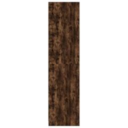Berkfield Home Wardrobe Smoked Oak 100x50x200 cm Engineered Wood in Brown - Size: 100 x 50 x 200 cm - thumbnail 6