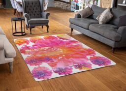 Benjamin Tate Design Blossom Rug in Natural - Size: Large - thumbnail 2