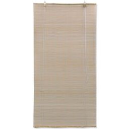 Berkfield Home Bamboo Roller Blinds 4 pcs 120x160 cm Natural in Beige - thumbnail 3