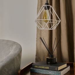 ValueLights Diablo Pair of White Ceiling Pendant Shade - thumbnail 2
