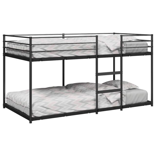 Berkfield Home Bunk Bed without Mattress Black 90x200 cm Steel - image 1