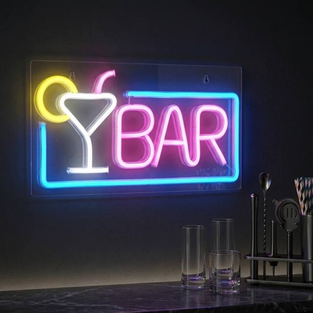 Garden Greatness NeonEsque Cocktail Bar LED Neon Sign - image 1