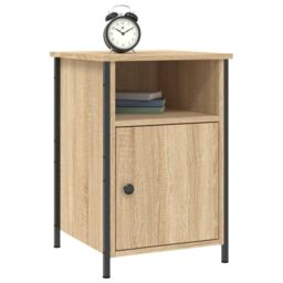 Berkfield Home Bedside Cabinets 2 pcs Sonoma Oak 40x42x60 cm Engineered Wood in Brown - Size: 40 x 42 x 60 cm - thumbnail 3