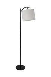 Living and Home Floor Lamp with Foot Switch in White - thumbnail 3