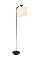Living and Home Floor Lamp with Foot Switch in White - thumbnail 4