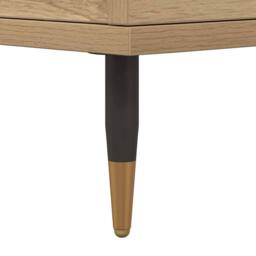Berkfield Home Bedside Cabinets 2 pcs Artisan Oak 40x35x50 cm Engineered Wood in Brown - Size: 40 x 35 x 50 cm - thumbnail 9