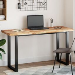 Berkfield Home Table Top Rectangular 160x50x4 cm Solid Wood Acacia in Brown - Size: 160 x 50 x 4 cm - thumbnail 1