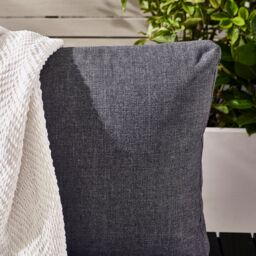 FurnitureboxUK Dubai 6 Seater Outdoor Corner Sofa with Wood-Effect Tables in Grey - thumbnail 5