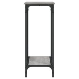 Berkfield Home Console Table Grey Sonoma 75x30.5x75 cm Engineered Wood - thumbnail 5