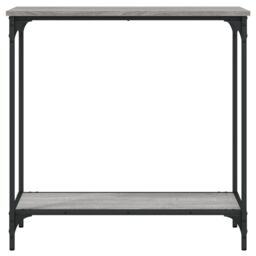 Berkfield Home Console Table Grey Sonoma 75x30.5x75 cm Engineered Wood - thumbnail 4
