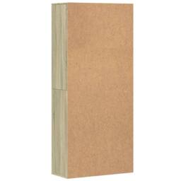 Berkfield Home Highboard Sonoma Oak 80x35x180 cm Engineered Wood in Brown - Size: 80 x 35 x 180 cm - thumbnail 5