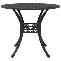 Berkfield Home 5-Piece Garden Dining Set in Black Cast Aluminium - thumbnail 8