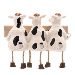Country Living Resin Farm Animals Welcome in White - thumbnail 4