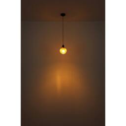 Netlighting Zumba Dome Pendant Matt Black Ball Green Glass Shade 1x E27 - thumbnail 5