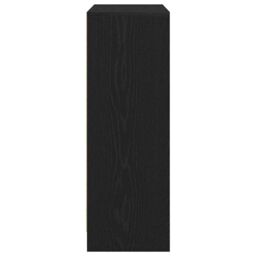 Berkfield Home Sideboard with Drawers & Doors Black Oak 73x31x90 cm - Size: 73 x 31 x 90 cm - thumbnail 7