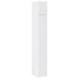 Berkfield Home Slim Storage Cabinet White 30x42.5x225 cm Engineered Wood - thumbnail 1