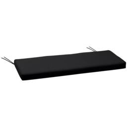 Kelvenix 2-Seater Bench Cushion Polyester Cover in Black - Size: 100 cm x 190 cm - thumbnail 1