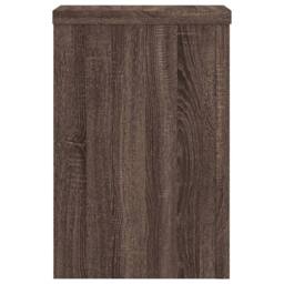 Berkfield Home Plant Stands 2 pcs Brown Oak 25x25x35 cm Engineered Wood - Size: 25 x 25 x 35 cm - thumbnail 5