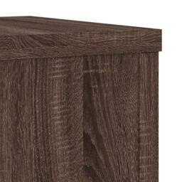 Berkfield Home Plant Stands 2 pcs Brown Oak 25x25x35 cm Engineered Wood - Size: 25 x 25 x 35 cm - thumbnail 8