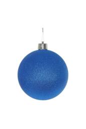 KDMD Blue Glitter Shatterproof Bauble 25cm - thumbnail 2