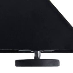 Berkfield Home Dining Table Leg Spider Shape Black 150x78x(72-73) cm Steel - thumbnail 8